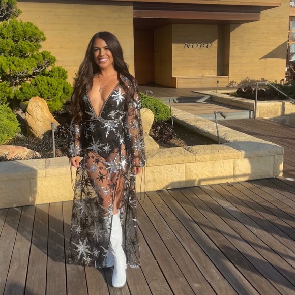 NWOT For Love & Lemons Stardust maxi dress - Picture 14 of 14